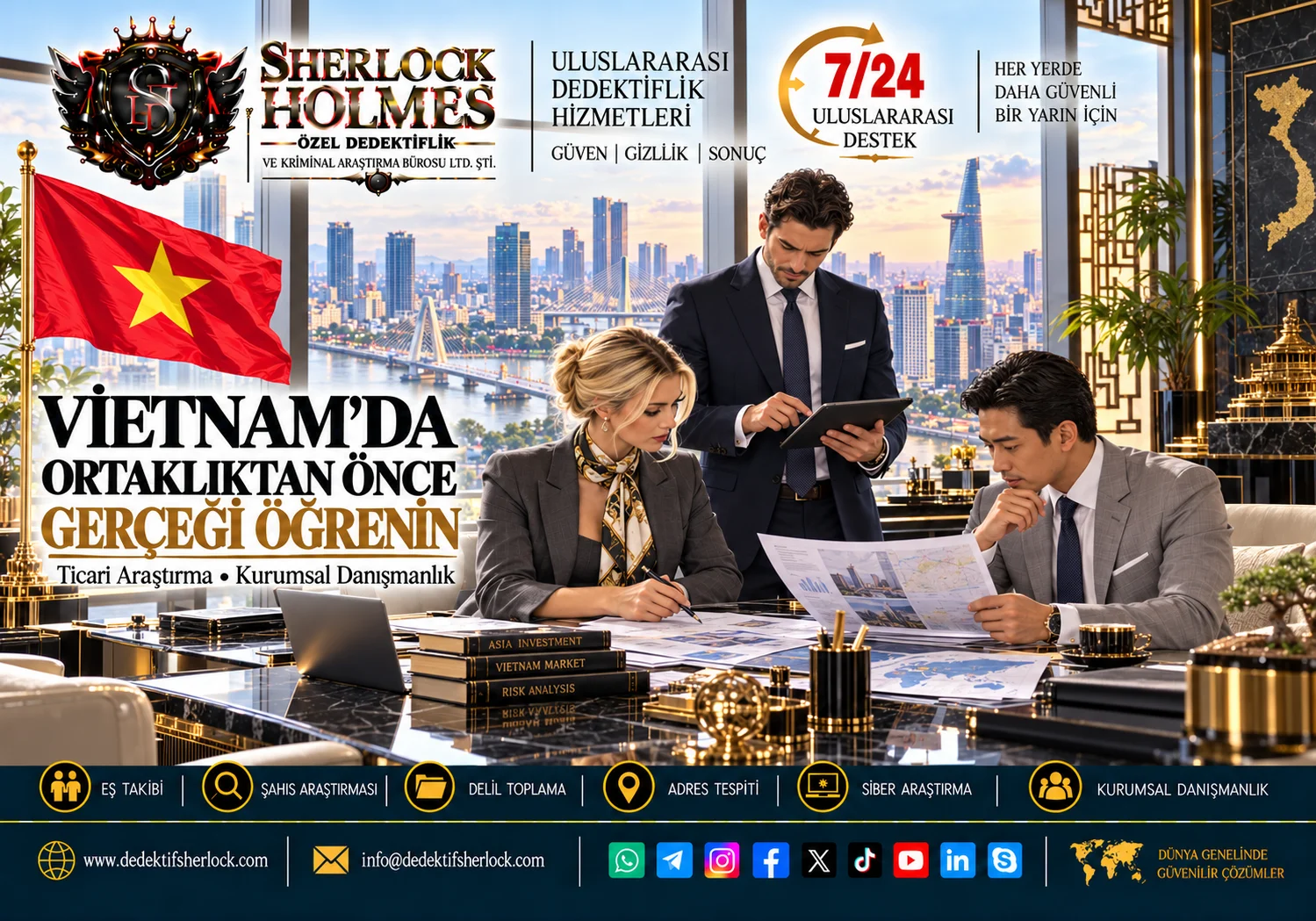 1. Vietnam Özel Dedektiflik Hizmetleri | Güneydoğu Asyanın Kalbinde Profesyonel Araştırma