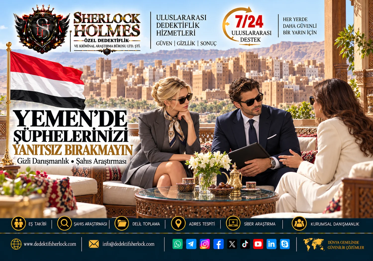 3. Aden, Taiz, Hudeyde ve Mukalla Özel Dedektiflik