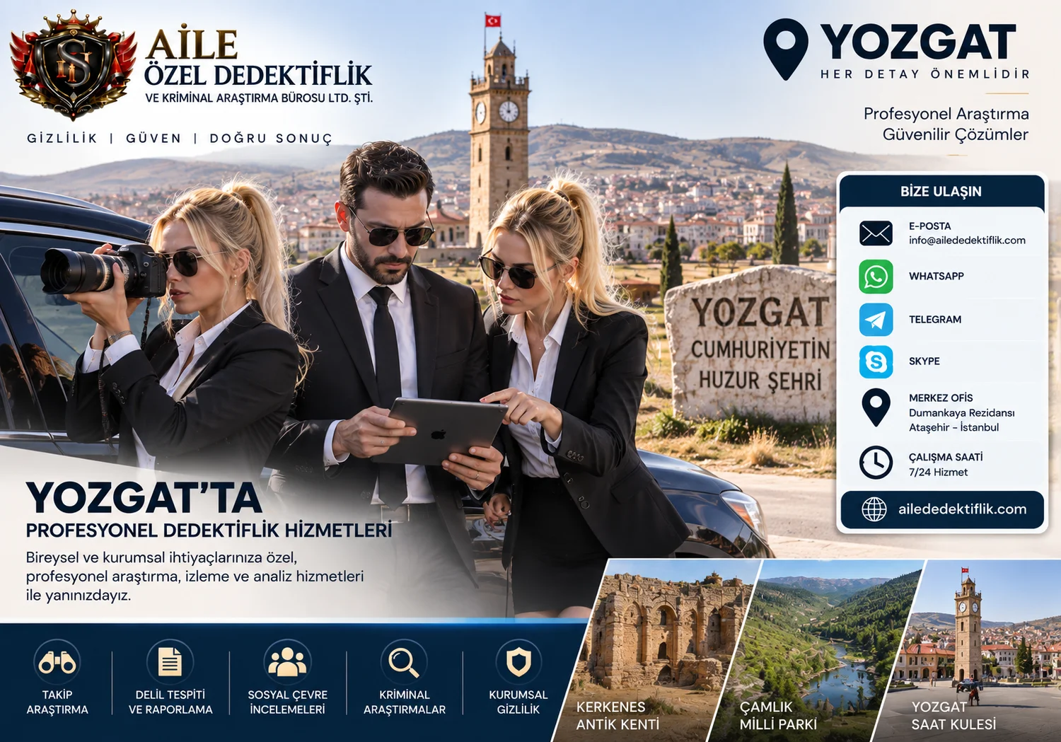 Yozgat Özel Dedektiflik Sözleşmesi