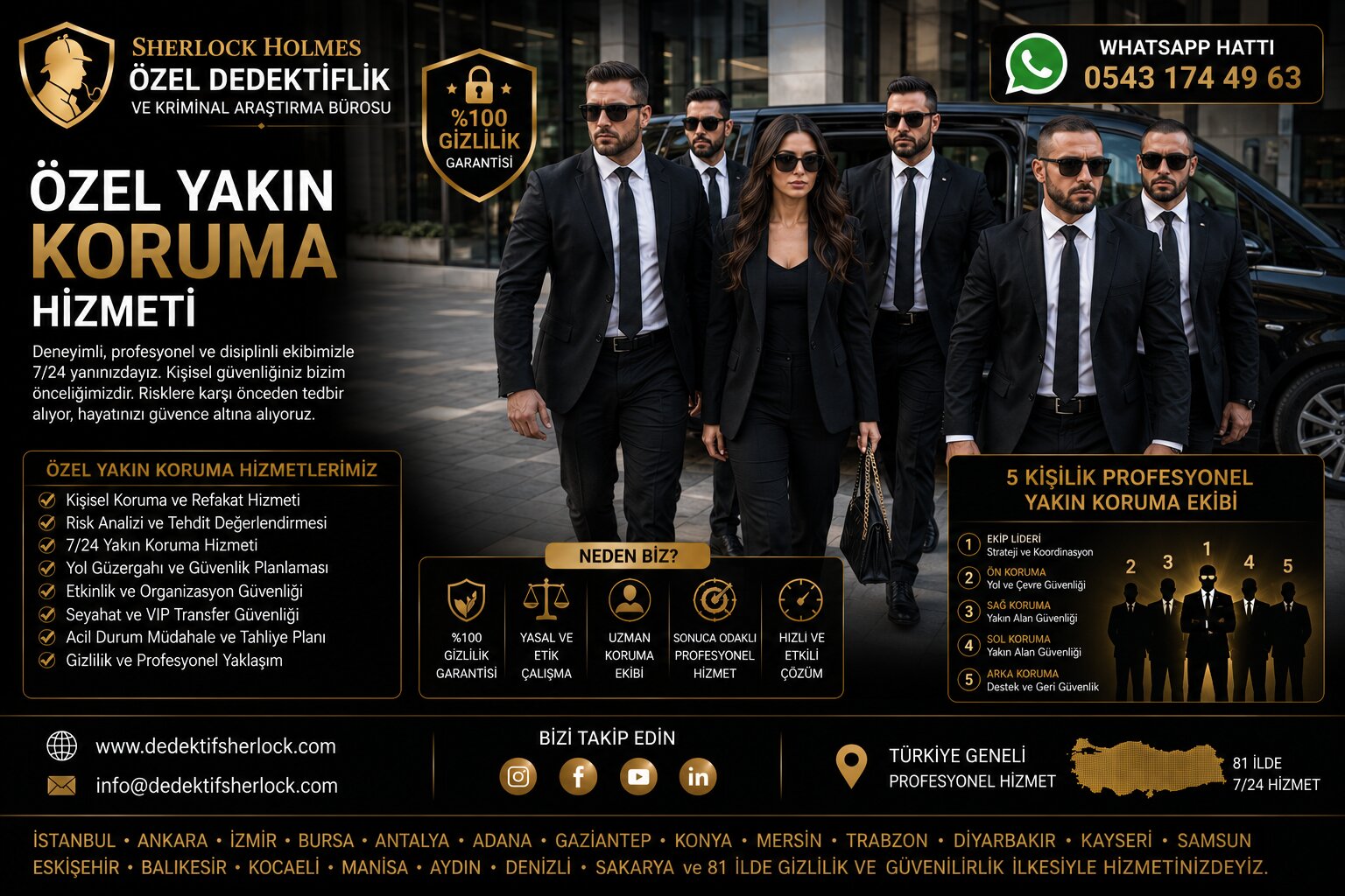 8. Sürekli Özel Koruma ve Aylık Güvenlik Hizmetleri