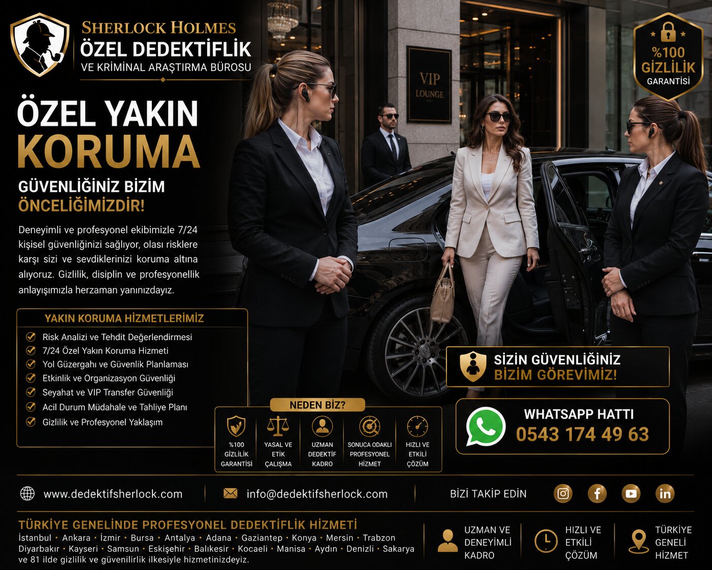 23. Gizli (Düşük Profilli) Yakın Koruma Hizmeti Nedir?