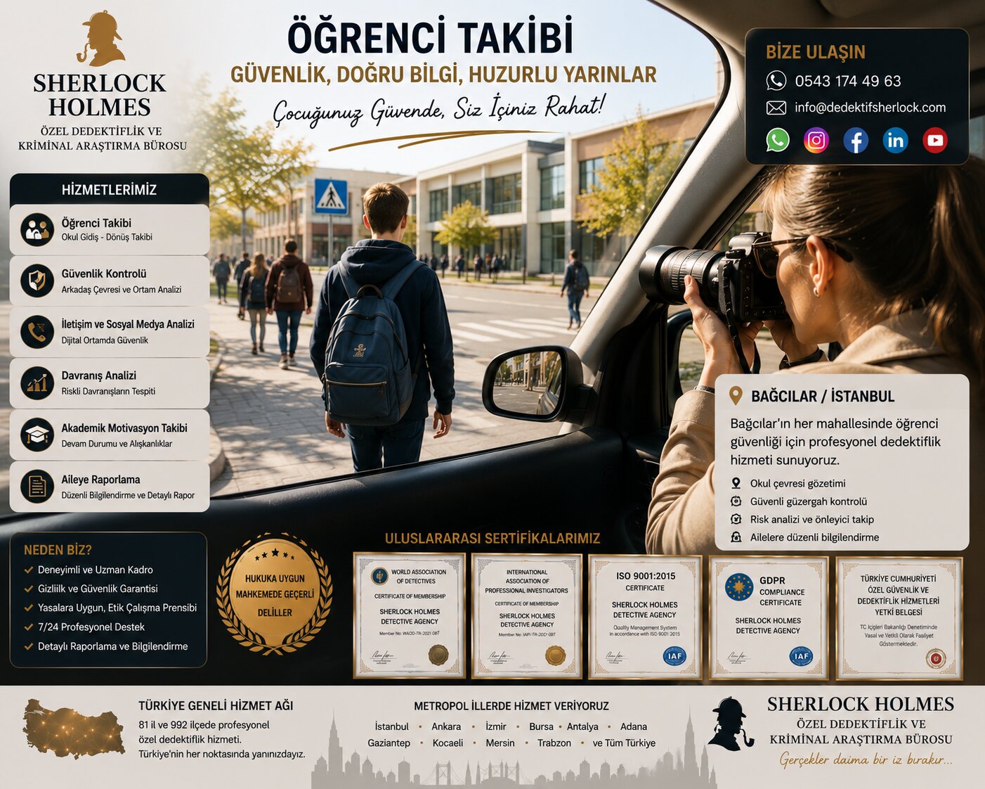 1. Bağcılar'da Güvenilir Eş Takibi ve Boşanma Delilleri