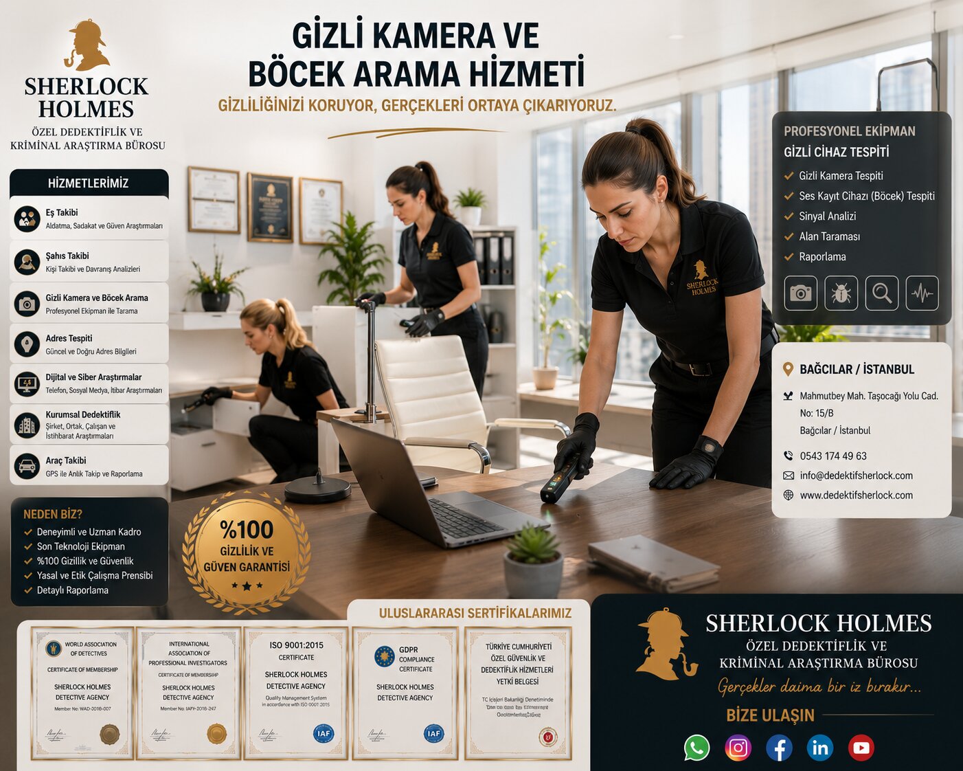 5. Güvenlik ve Gizlilik Odağında Bağcılar'da Dedektiflik Firmaları Seçerken Dikkat Edilecekler