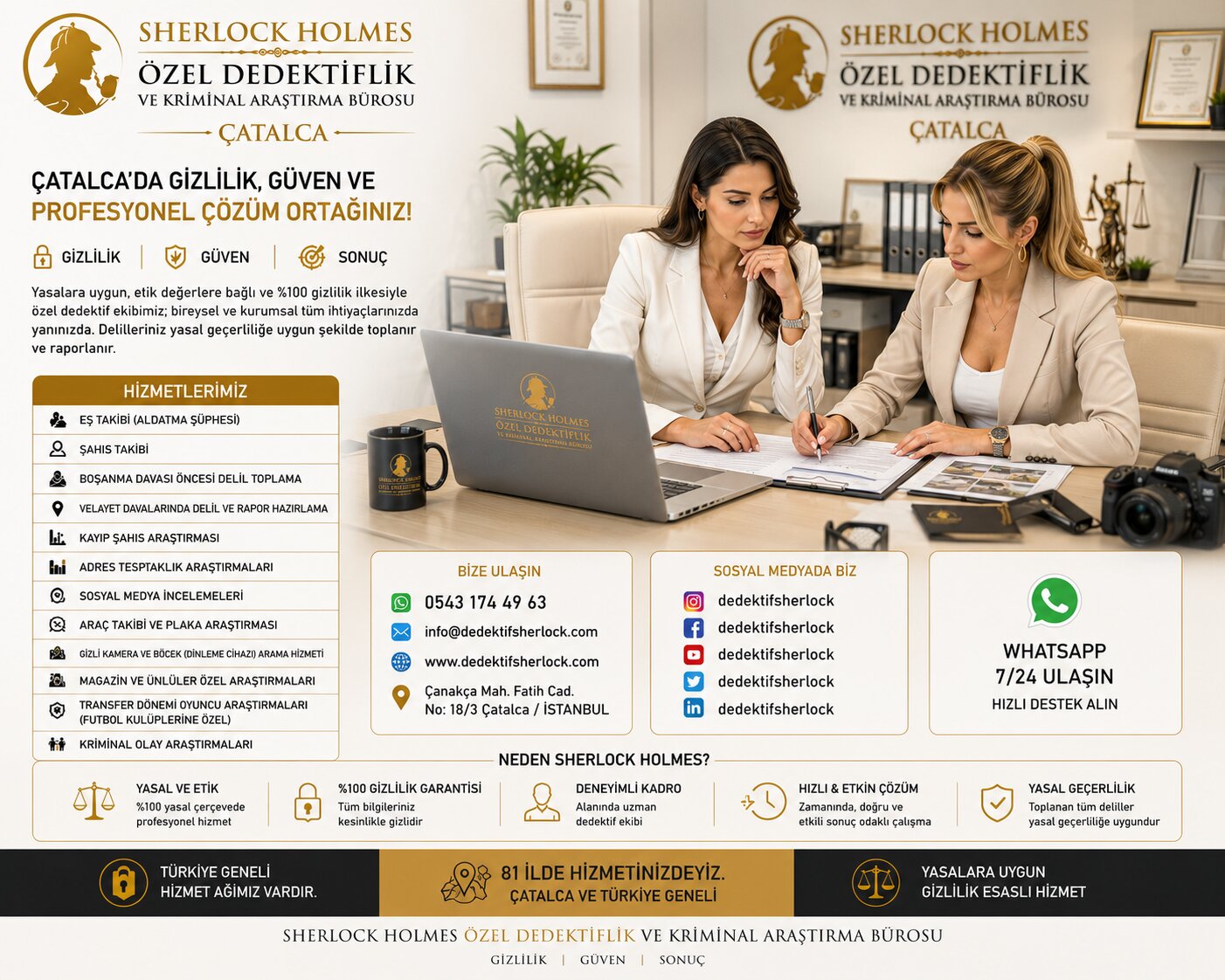 Çatalca Dedektiflik Bürosu | Aldatma ve Eş Takibinde Profesyonel Delil Toplama Hizmeti