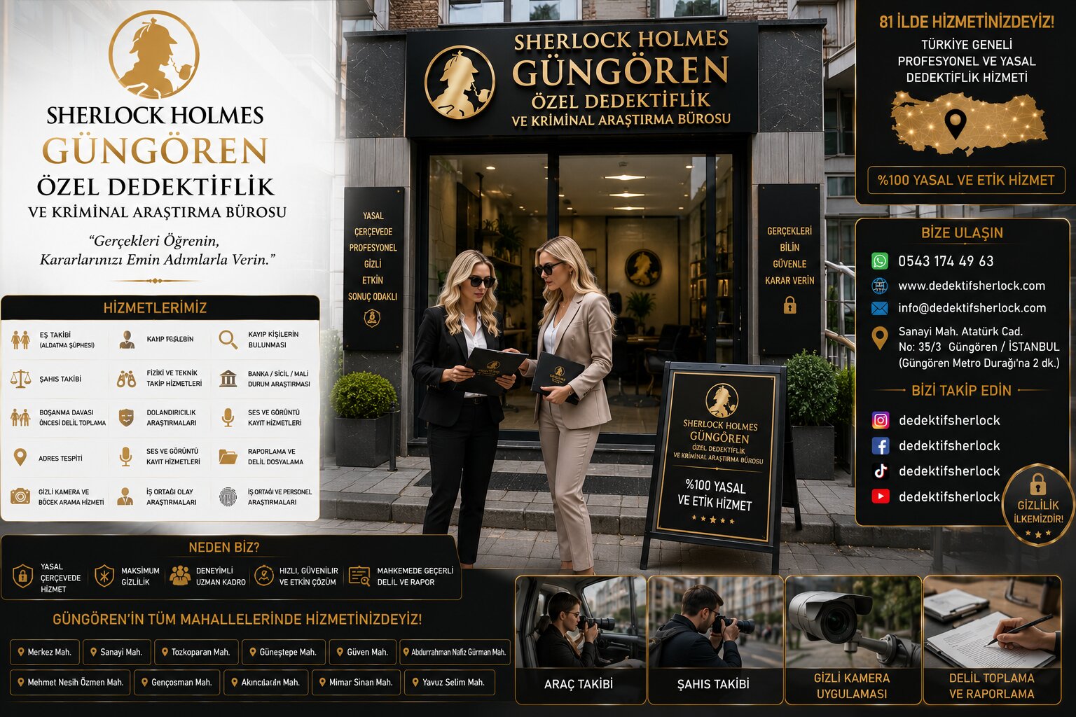 22. Güngören Dedektiflik Bürolarında Lisans ve Güvenilirlik Kriterleri