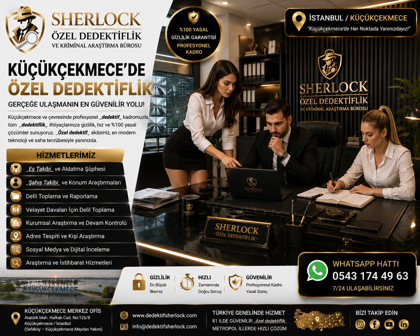 13. Küçükçekmece Gizli Soruşturma ve Özel Takip | Mahremiyet Odaklı Profesyonel Çalışma